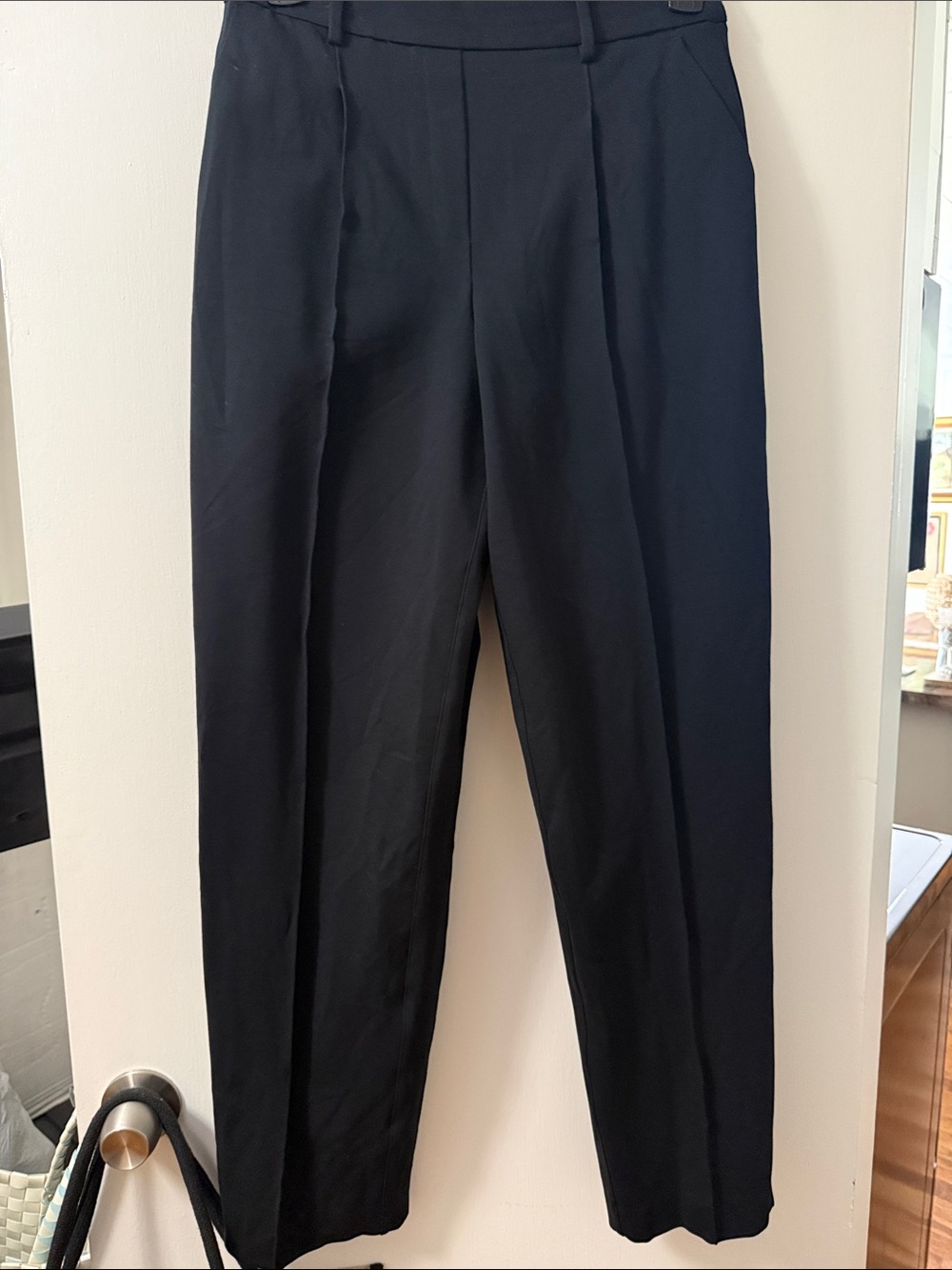 Spanx Ponte Barrell Pants Classic Black Tailored Dress Pants